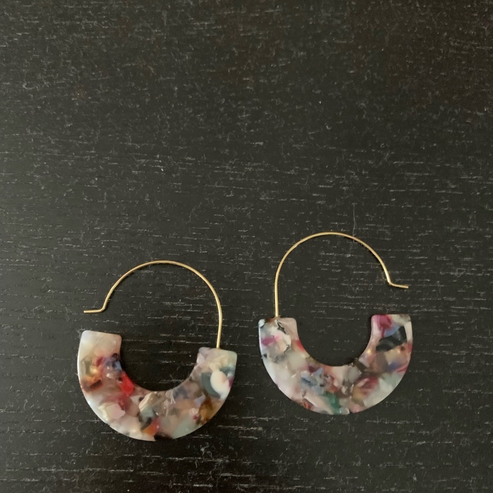 Multicolor Hoop Earrings